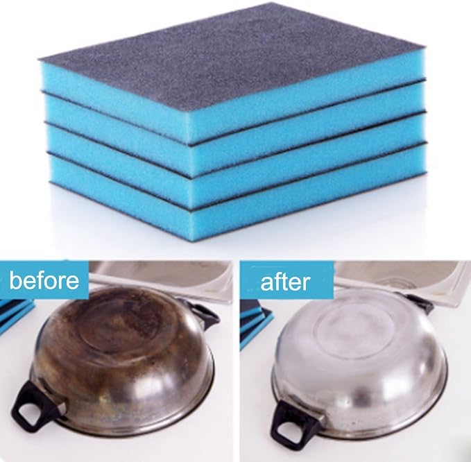 EORTA 8 Pcs Magic Cleaning Sponges Multi-Use Heavy Duty Scrub Scouring Eraser - Image 6