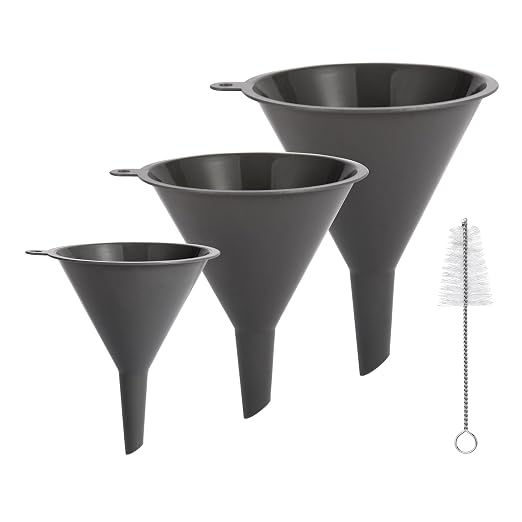Plastic Kitchen Funnel Set of 3 by HAYAWEY