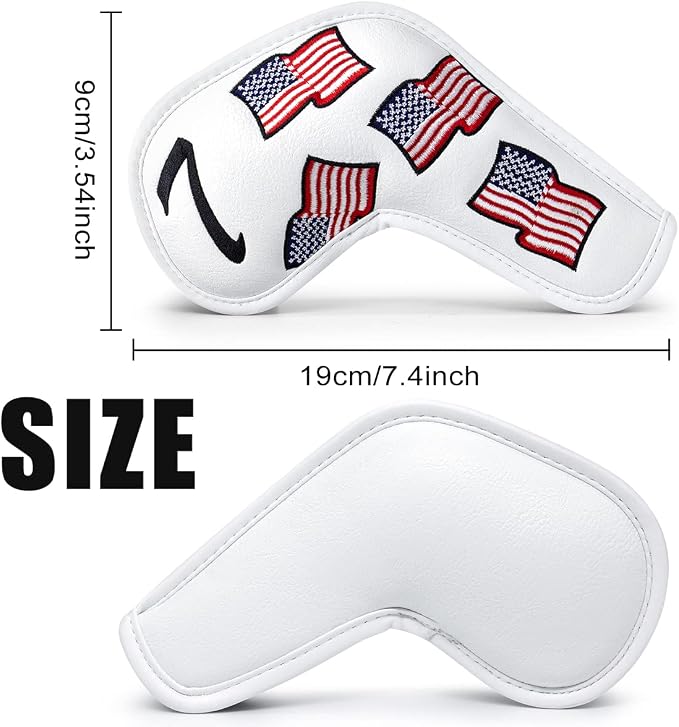 US Flag Golf Iron Covers Headcovers - Image 4