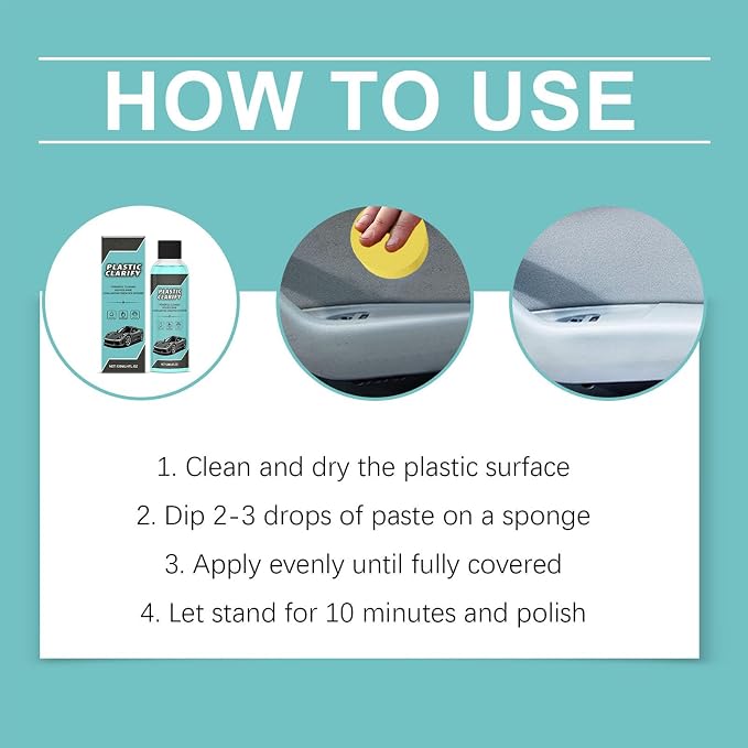 Plastic Clarify for Cars, Plastic Restorer for Cars Exterior, Detailing Spray - Image 8