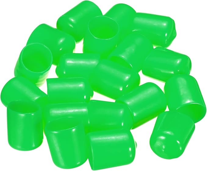 uxcell 20pcs Rubber End Caps 16mm ID Vinyl PVC Round Tube Bolt Cap Cover Screw - Image 4
