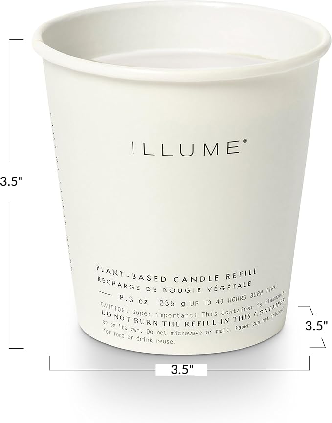 ILLUME Boxed Glass Candle Refill, Balsam & Cedar - Image 5