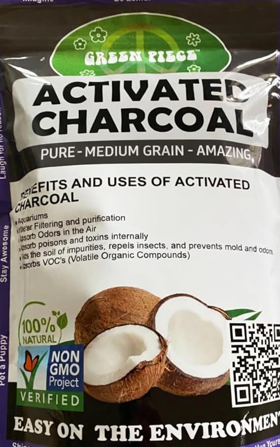 Green Piece® Activated Charcoal Coarse Grain – Resealable 5 lb Bag - Image 3