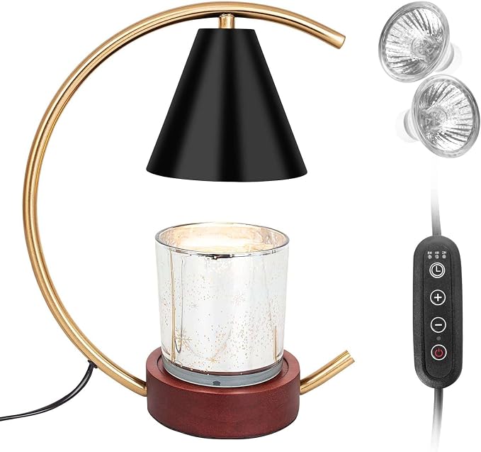 Candle Warmer Lamp with Timer and Dimmer, Electric Scented Wax Warmer - Image 2