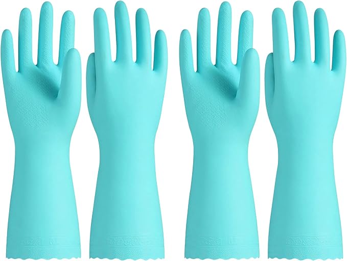 PACIFIC PPE 2 Pairs Reusable Dishwashing Cleaning Gloves by PACIFICPPE