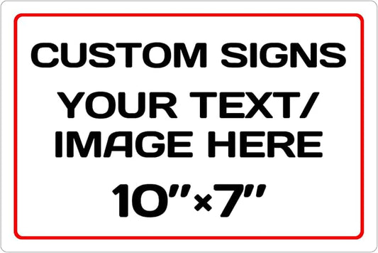 Personalized Aluminum Weatherproof Metal Sign by Repaly