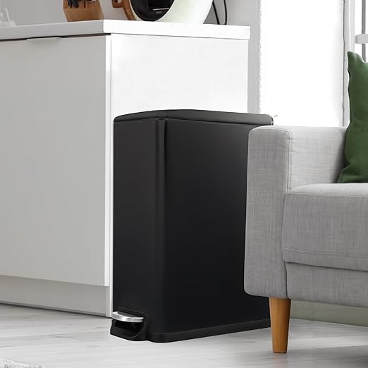 Arlopu 13.2 Gal Slim Kitchen Trash Can - Image 9