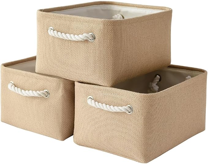TheWarmHome Storage Bins for Shelves by TheWarmHome