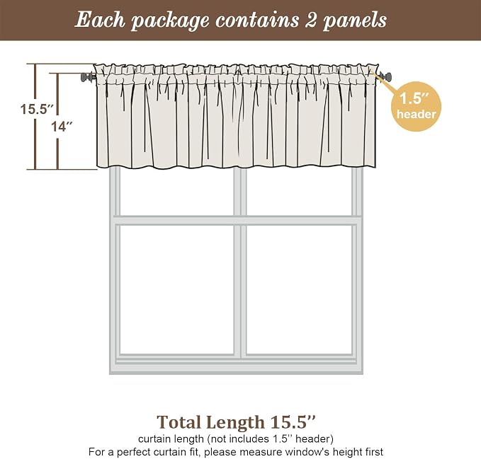 Chyhomenyc Light Green Sheer Valances - Image 8