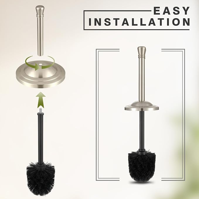 Stainless Steel 304 Toilet Brush and Holder, Toilet Bowl Brush - Image 6
