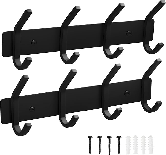 VAEHOLD Wall Hooks, Heavy Duty Aluminum Towel Hooks by VAEHOLD