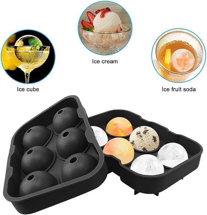 Silicone Round Ice Cube Mold, Round Ice Cube Trays - Image 8
