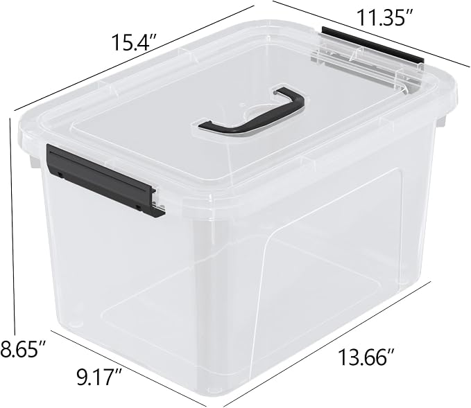 18 Quart Plastic Storage Bins - Image 2