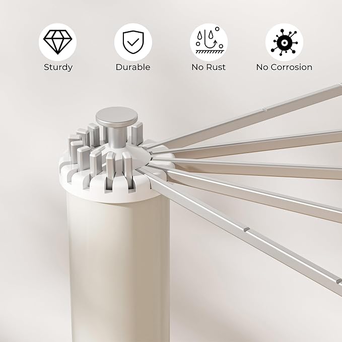 Tripod Clothes Drying Rack, Garment Rack Portable and Foldable Space Saving - Image 8
