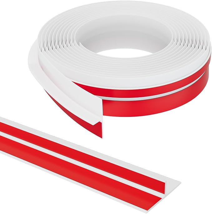 T-Shaped Door Draft Stopper, 1.97 in x 20 Ft Silicone Seal Strip by Elvone