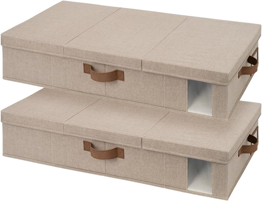 StorageWorks 2-Pack Large Under Bed Storage Bins by StorageWorks