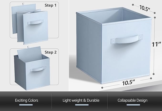 Sorbus Fabric Storage Cubes - Image 5