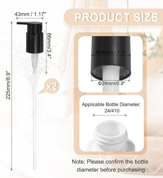 uxcell 2 Pcs Soap Dispenser Pump Heads, Hand Soap Dispensers Top Pumps - Image 2