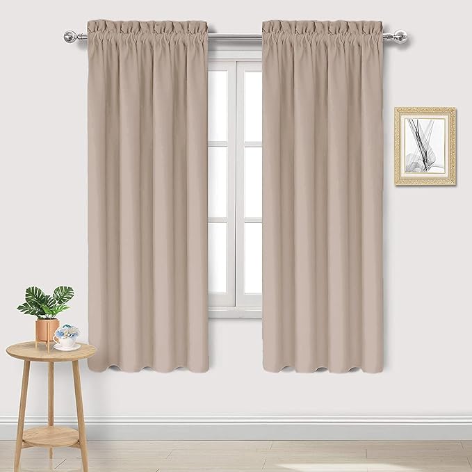 DWCN Blackout Curtains for Living Room Thermal Insulated, Energy Saving & Noise by DWCN
