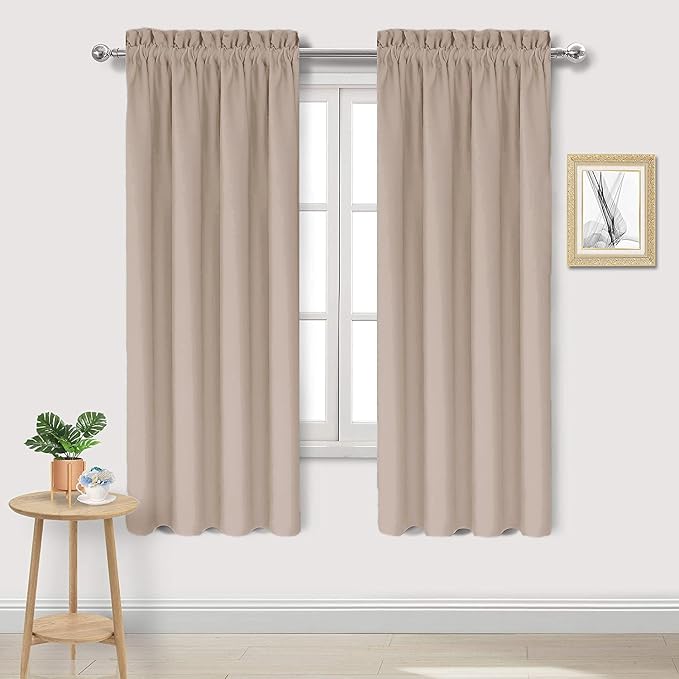 DWCN Blackout Curtains for Living Room Thermal Insulated, Energy Saving & Noise by DWCN