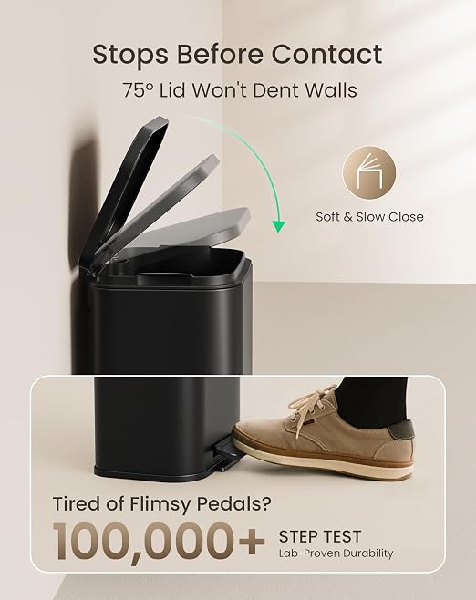 Cesun Small Bathroom Trash Can - Image 3