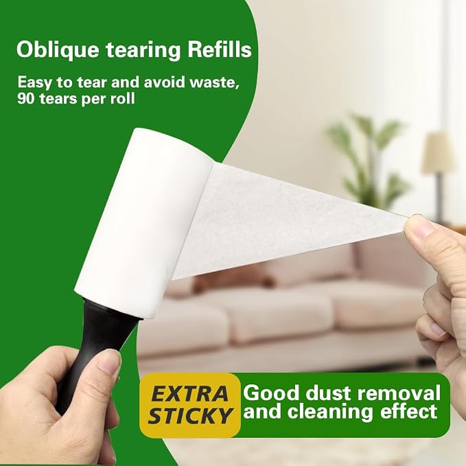 Extra Sticky Lint Roller Refills, Fits Most 3.9"-4" Standard Size Lint Roller - Image 3