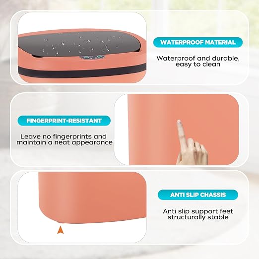 Automatic Motion Sensor Bathroom Trash Can - Image 3