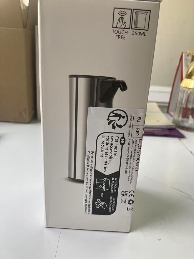 Automatic Soap Dispenser Touchless 11.8oz 4-Level Adjustment Auto Hand Soap - Image 8