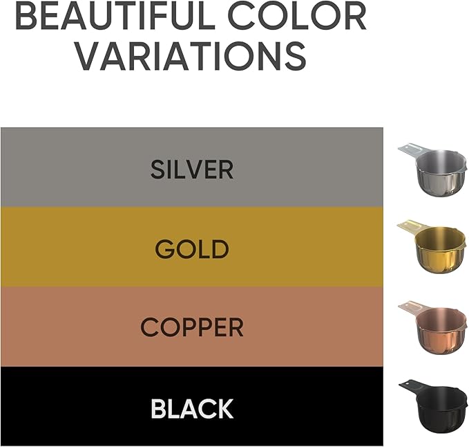 Color Up ⅔ Cup Measuring Cup – Premium Chrome Stainless Steel, Accurate - Image 4