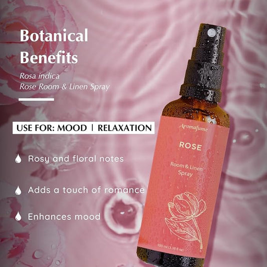 Rose Room, Linen & Pillow Spray by Aromafume | 100ml/3.38 fl oz | - Image 2