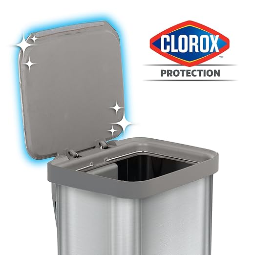 Glad Stainless Steel Step Trash Can, Series 2 - Image 2