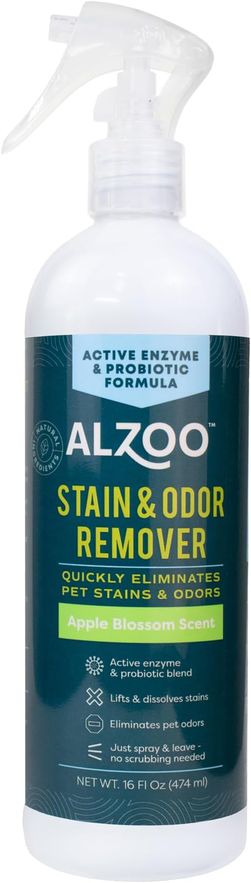 ALZOO Stain & Odor Remover, Quickly Lifts & Dissolves Pet Stains & Helps by ALZOO