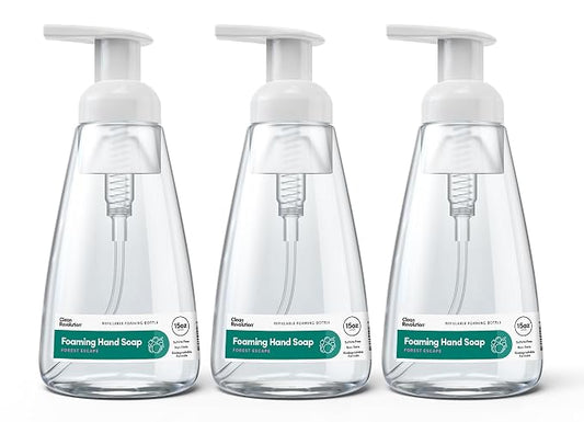 Clean Revolution Ready to Use Foaming Hand Soap| Three Pack | Jumbo 15oz by CleanRevolution