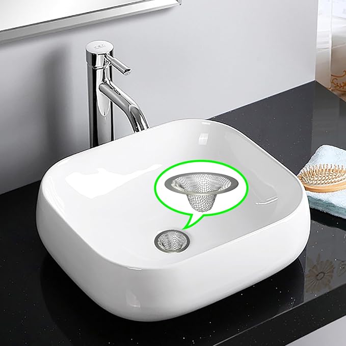 1.0" Small Drain Strainer, Sink Drain Hair Catcher, Bathroom Sink Drain Strainer - Image 5