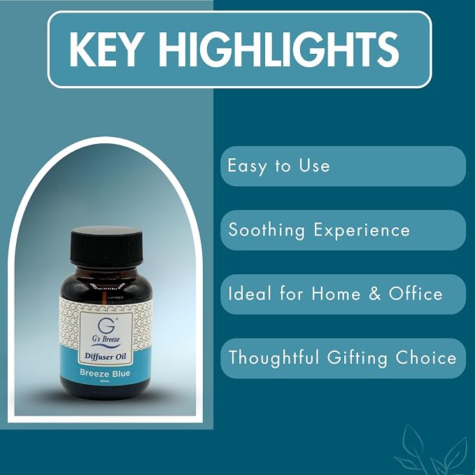 G's Breeze Breeze Blue Diffuser Oil Refill - Image 8