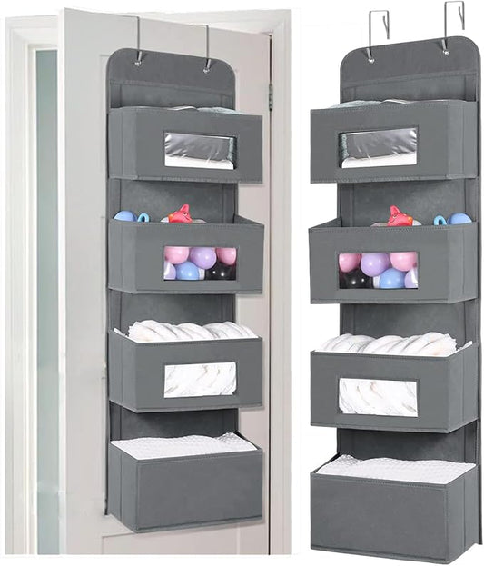 MAX Houser 4-Shelf Over The Door Hanging Organizer by MAXHouser