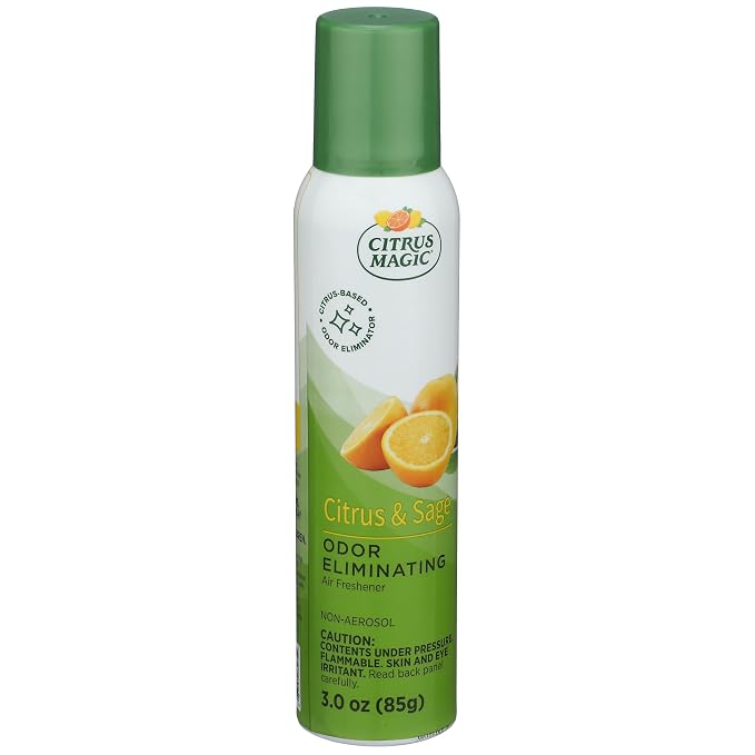 Citrus Magic Odor Eliminating Air Freshener Spray, Citrus and Sage - Image 2