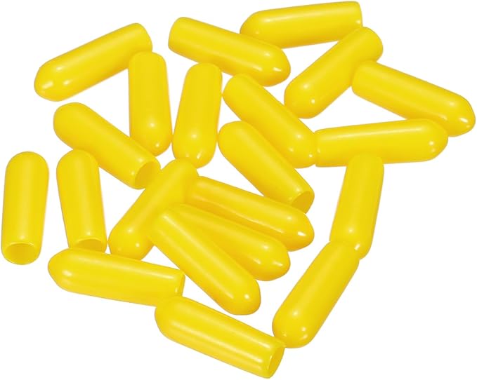 uxcell 20pcs Rubber End Caps 4mm ID Vinyl PVC Round Tube Bolt Cap Cover Screw - Image 4