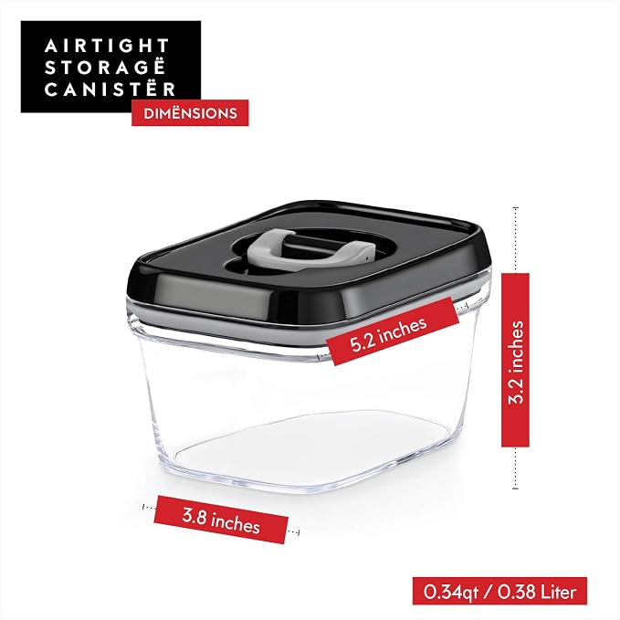 DWËLLZA KITCHEN Mini Airtight Food Storage Containers - Image 5