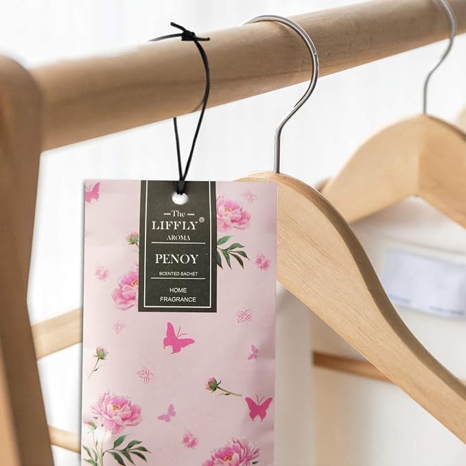 14 Packs Peony Scented Sachets for Drawers and Closets Gift - Image 4