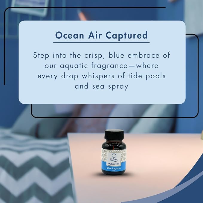 G's Breeze Blue Lagoon Diffuser Oil Refill - Image 6