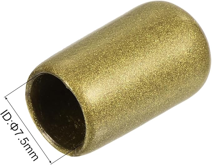 uxcell 20pcs Rubber End Caps 7.5mm ID Vinyl Round Tube Bolt Cap Cover Thread - Image 3
