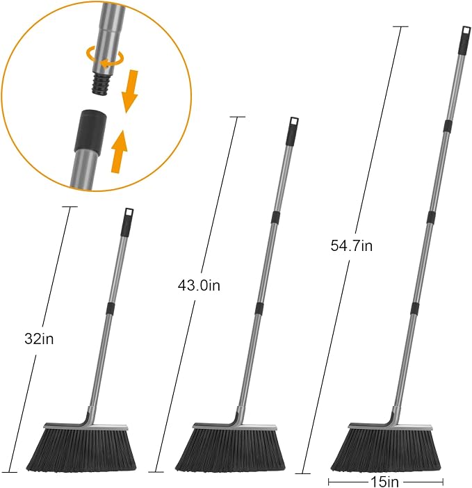 KeFanta 4 Packs Outdoor Broom Heavy Duty - Image 6