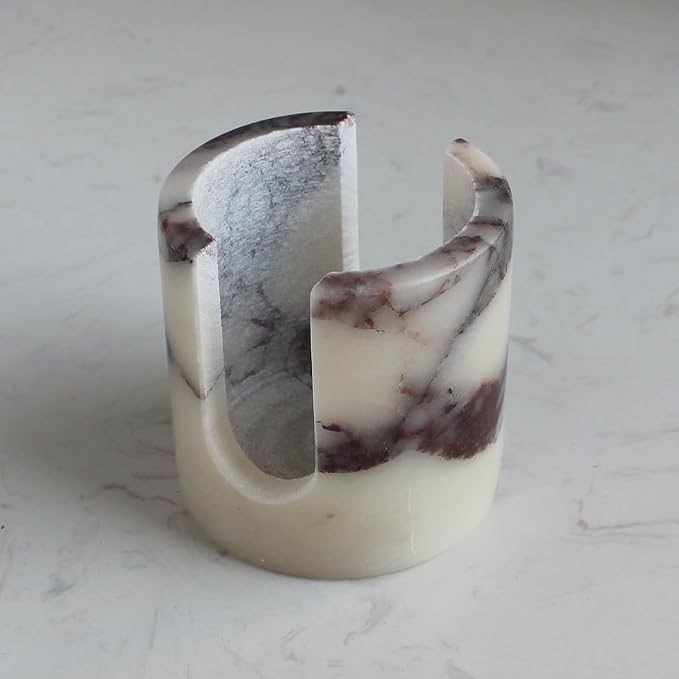 Natural Calacatta Viola Marble Sponge Holder - Image 2