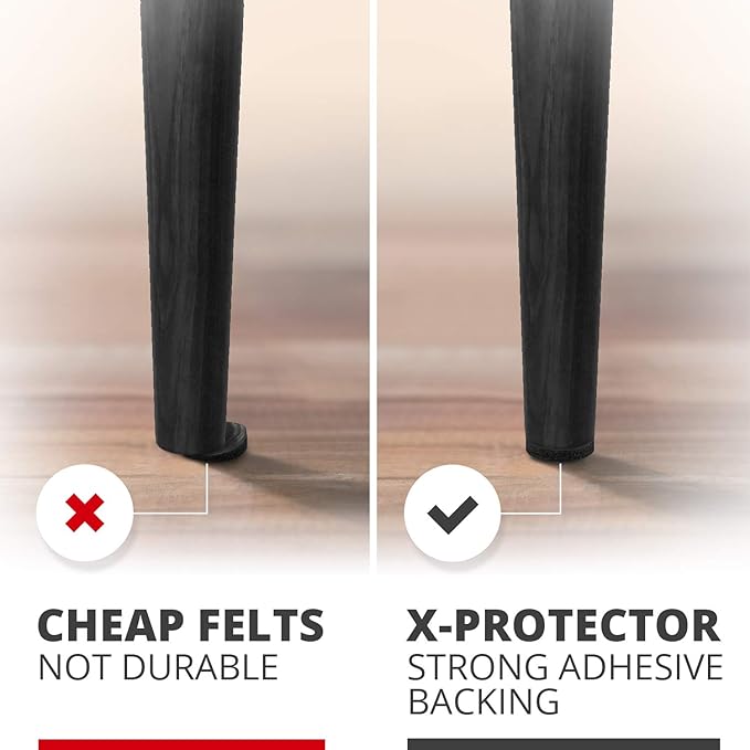 X-Protector Black Felt Furniture Pads - Image 5