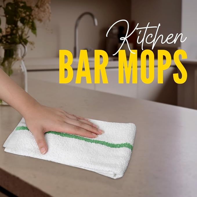 Avalon Towels Terry Bar Mop Towels Size 16"x19" – Absorbent and Durable - Image 2