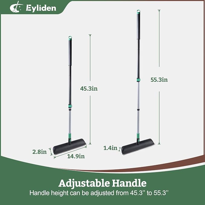 Eyliden X-Large Floor Scrub Brush, 2 in 1 Scrape Brushes - Image 6