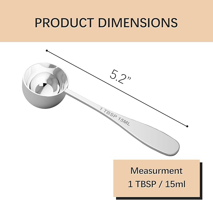 1PCS 1tbsp Single Measuring Spoon, Stainless Steel Individual Teaspoon - Image 2