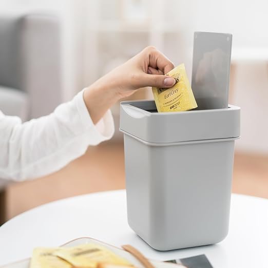 carrotez Mini Trash Can, Countertop Trash Can 2 Liter/ 0.5 Gallon, Mini - Image 3