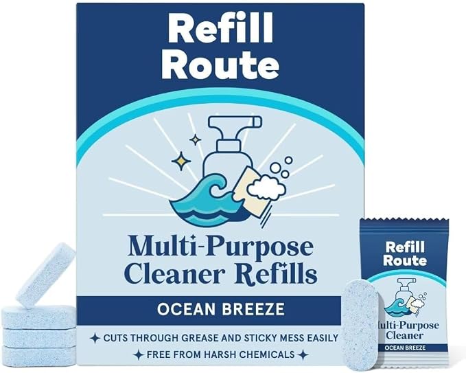 All Purpose Cleaner Refill – 12 Tablets Multipurpose Cleaners -Can Make 192 Fl by RefillRoute